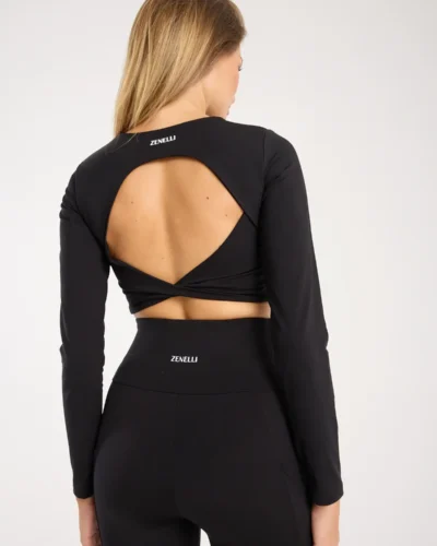 Luna Vera - Çapraz Bel Crop Top